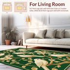 Avian Floral Vine Pattern Rug