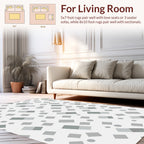 Abstract Geometric Shape Pattern Rug