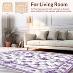 Elegant Floral Garden Pattern Rug