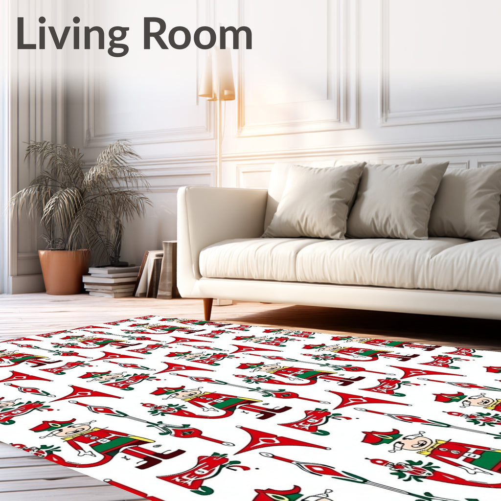 Red Guard Soldier Folk Art Rug