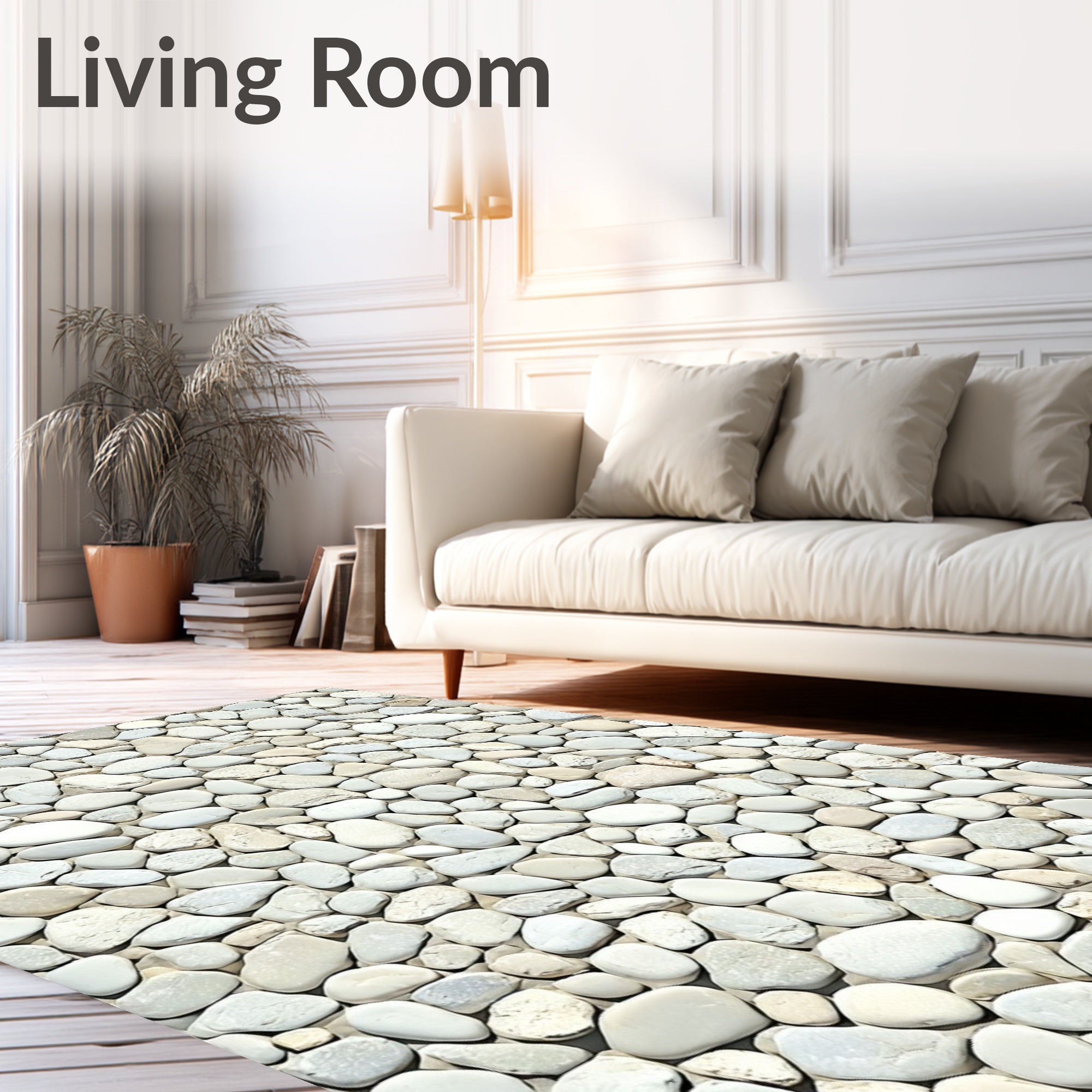 Pebble Mosaic Texture Rug