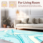 Abstract Ocean Branch Design Rug