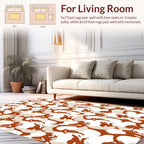 Woodland Camouflage Organic Pattern Rug