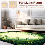 Enchanted Forest Foliage Pattern Rug