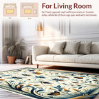 Art Nouveau Insect and Floral Pattern Rug