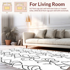 Organic Vine And Leaf Pattern Rug