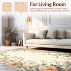 Floral Vine Art Nouveau Rug