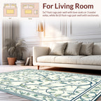 Vines and Flowers Garden Pattern Rug
