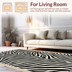 Bold Zebra Stripe Classic Pattern Rug