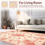 Vintage Floral Symmetry Pastel Rug