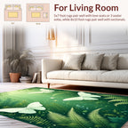 Enchanted Forest Butterflies Pattern Rug