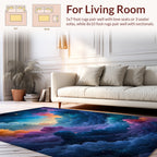 Cosmic Dreamscape Swirls Rug