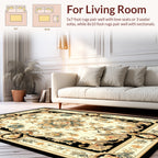 Classic Floral Scrollwork Pattern Rug