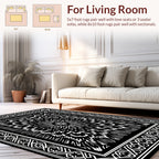 Intricate Starburst Mandala Pattern Rug
