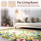 Whimsical Butterflies Blooms Garden Rug