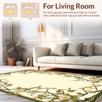 Vine With White Floral Accents Rug