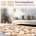 Camouflage Desert Abstract Organic Pattern Rug