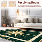 Celestial Starburst Geometric Pattern Rug