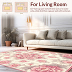 Ornate Floral Mandala Design Rug