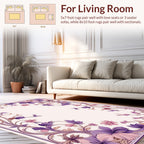 Art Nouveau Floral Vine Pattern Rug