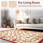 Ornate Floral Lattice Pattern Rug