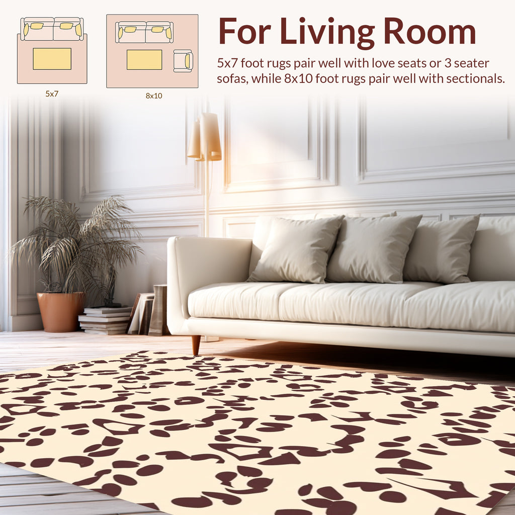 Abstract Spotted Organic Pattern Rug
