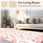 Delicate Floral Lattice Pattern Rug