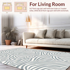 Abstract Striped Pattern Rug