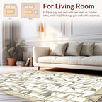 Calm Bamboo and Lattice Pattern Rug