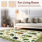 Vintage Insect Floral Garden Pattern Rug