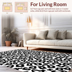 Bold Animal Print Pattern Runner Rug