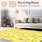 Dainty Daisy Branch Pattern Rug