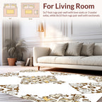 Intricate Floral medallion Pattern Rug