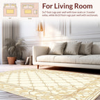 Vintage Floral Vine Lattice Rug
