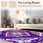 Elegant Floral Mandala Design Rug