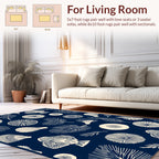 Botanical Circle Line Art Rug
