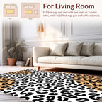 Bold Animal Print Geometric Design Rug