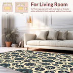 Chic Floral Nature Pattern Design Rug