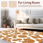 Abstract Floral Pattern Design Rug