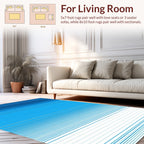 Blue Gradient Horizon Line Rug