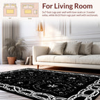Ornate Abstract Celestial Inspired Design Rug