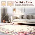 Vintage Floral Vine Pattern Rug