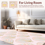 Shell Pattern In Pastel Tones Rug