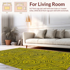 Abstract Swirl Pattern Rug
