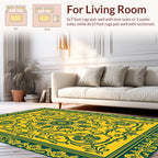 Ornate Floral Vine Tapestry Design Rug