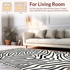 Classic Zebra Stripe Pattern Rug