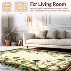 Trailing Vine Scroll Pattern Rug