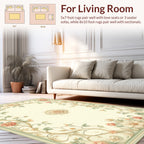 Floral Vine With Center Medallion Rug