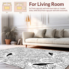Botanical Birds In A Garden Pattern Rug