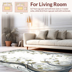 Art Nouveau Botanical Swirls Rug